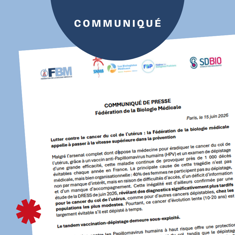 Juin vert : la FBM presse d'accélérer la prévention du cancer du col de l'utérus